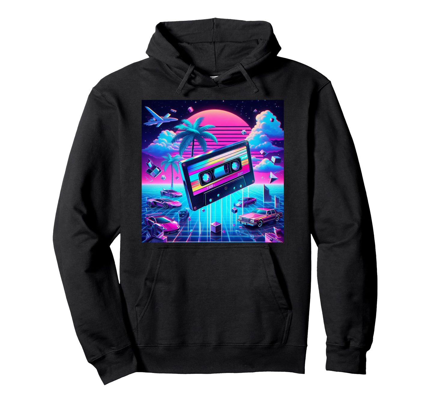 Mix Tape Japanese Otaku Vaporwave Hoodie - Casual Everyday Wear Unisex - T-Shirt, Sweatshirt, Hoodie