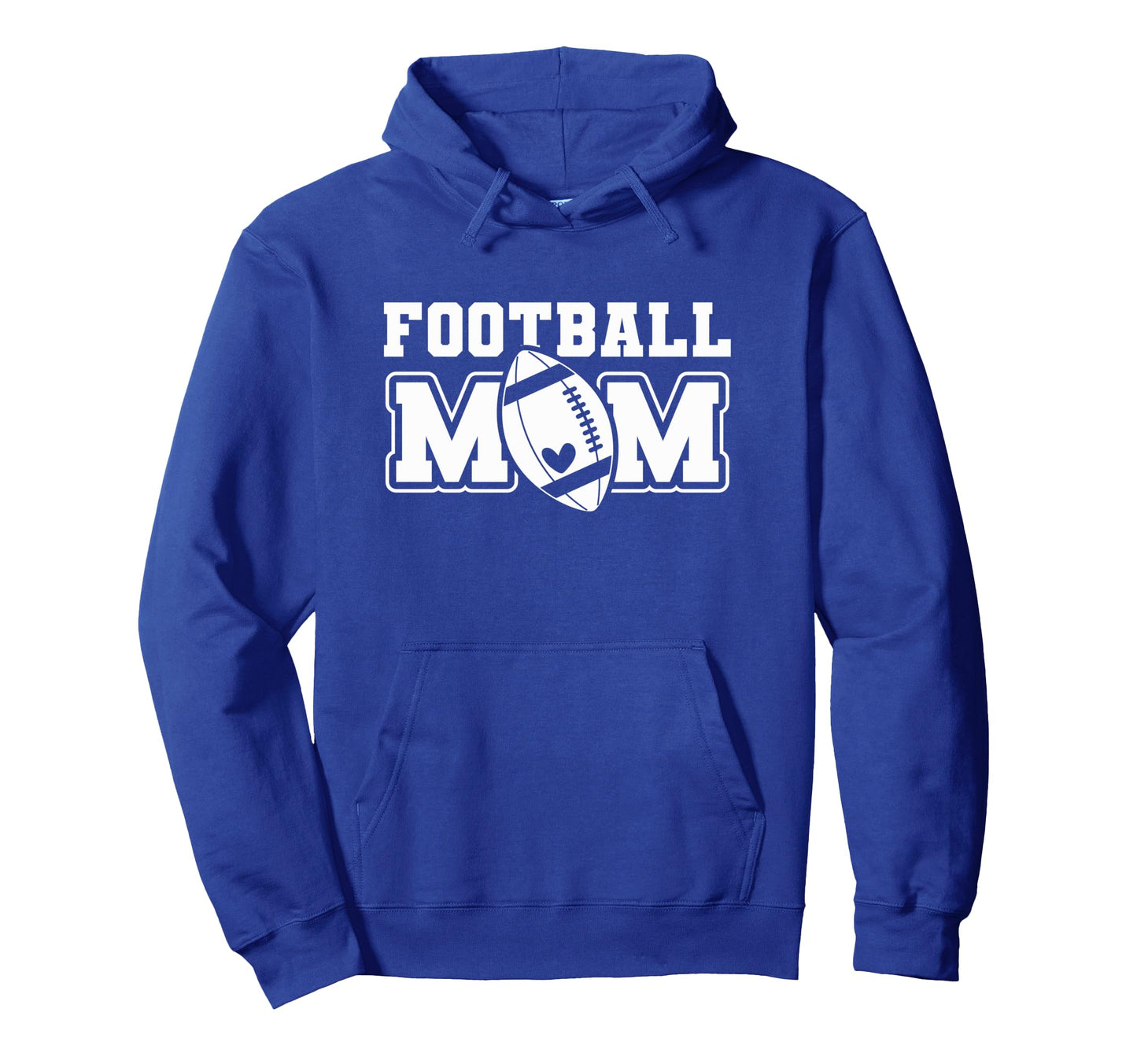Womens Game Day White And Blue High Hoodie - Custom Art Print Unisex - T-Shirt, Sweatshirt, Hoodie