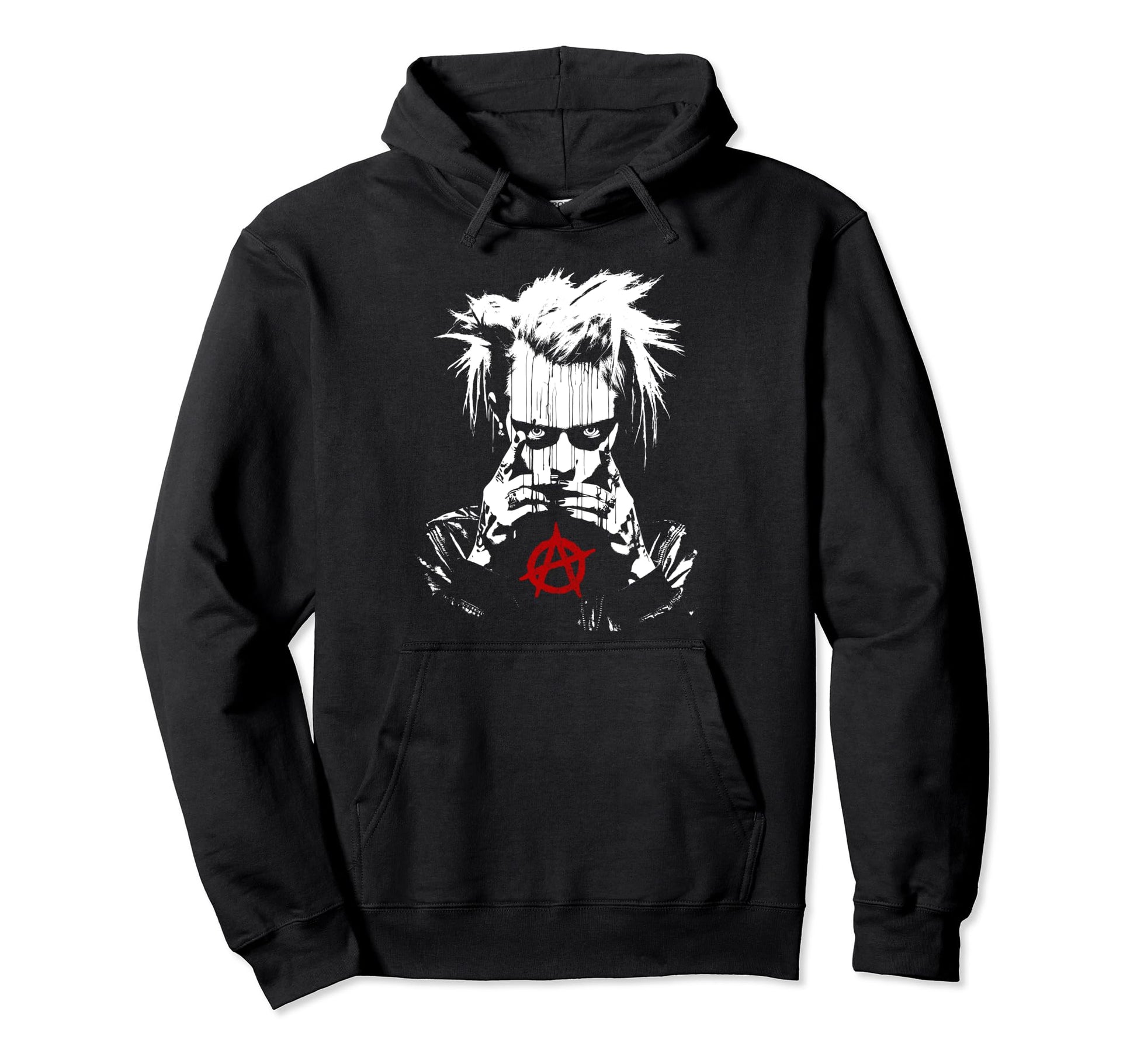 Grunge Distressed Punk Aesthetic 90S Hoodie - Streetwear Style Unisex - T-Shirt, Sweatshirt, Hoodie