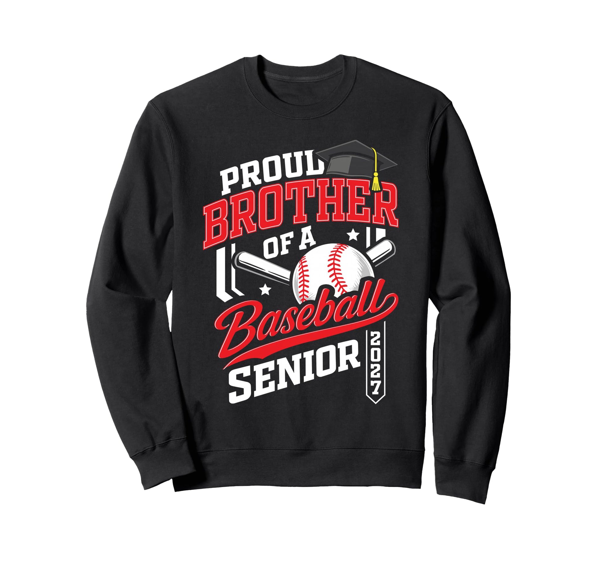 Proud Mom Baseball Senior Class Sweatshirt - Streetwear Style for Adults - T-Shirt, Sweatshirt, Hoodie