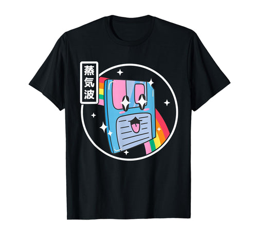 Floppy Disk Kawaii Rainbow Anime T-Shirt - Streetwear Style Men Women - T-Shirt, Sweatshirt, Hoodie