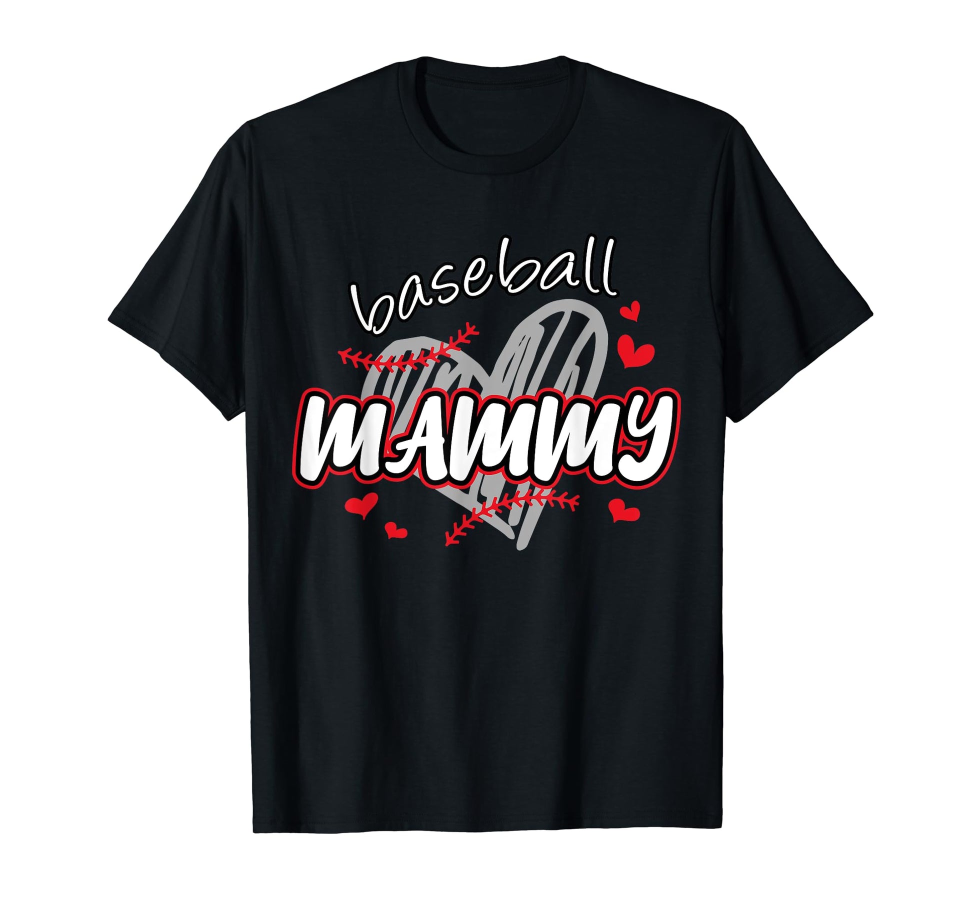 Baseball Mammy Funny Sport Mother T-Shirt - Unique Graphic for Adults - T-Shirt, Sweatshirt, Hoodie