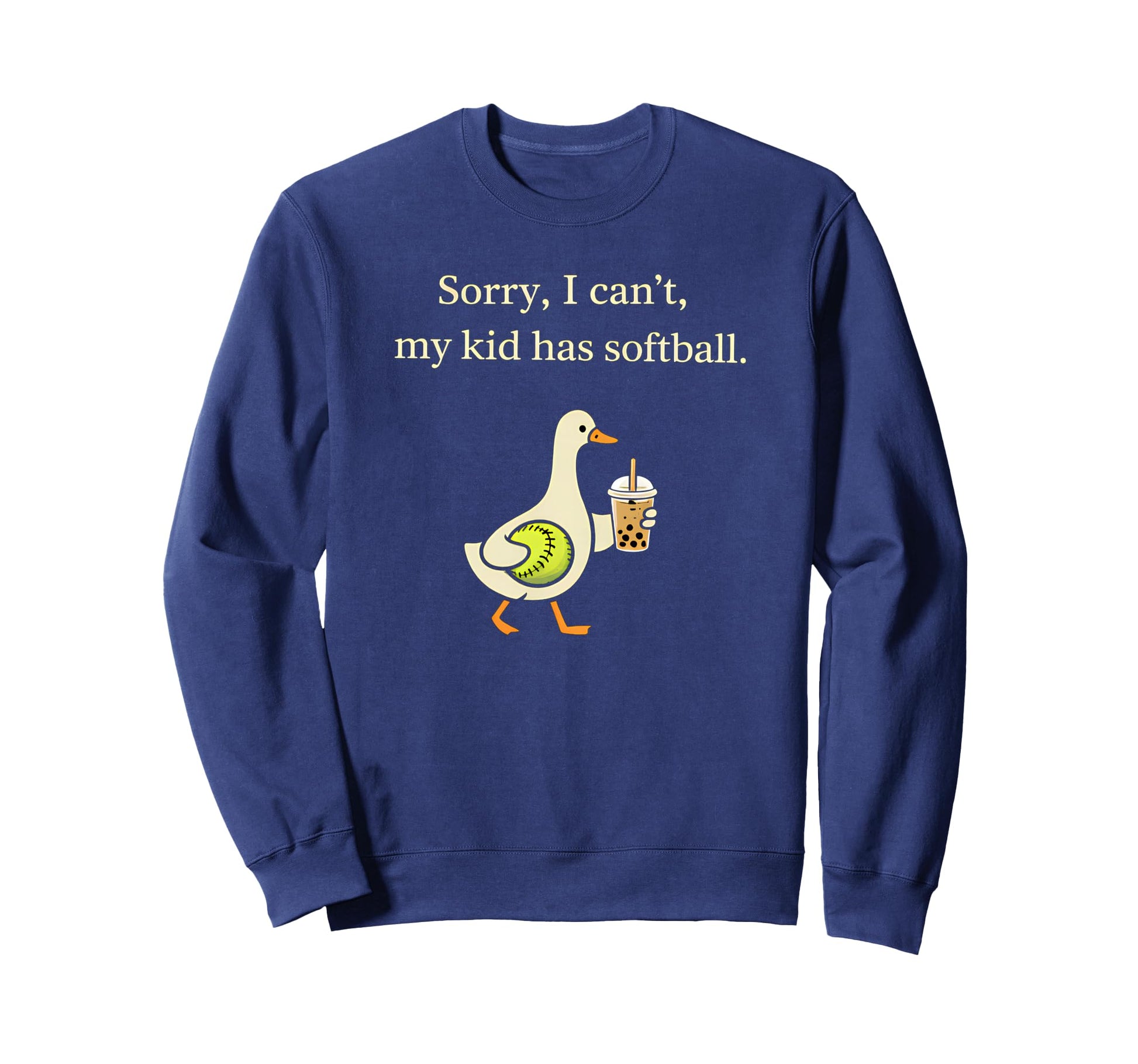 Softball Mom Sorry I Cant Funny Sweatshirt - Trendy Graphic for Adults - T-Shirt, Sweatshirt, Hoodie