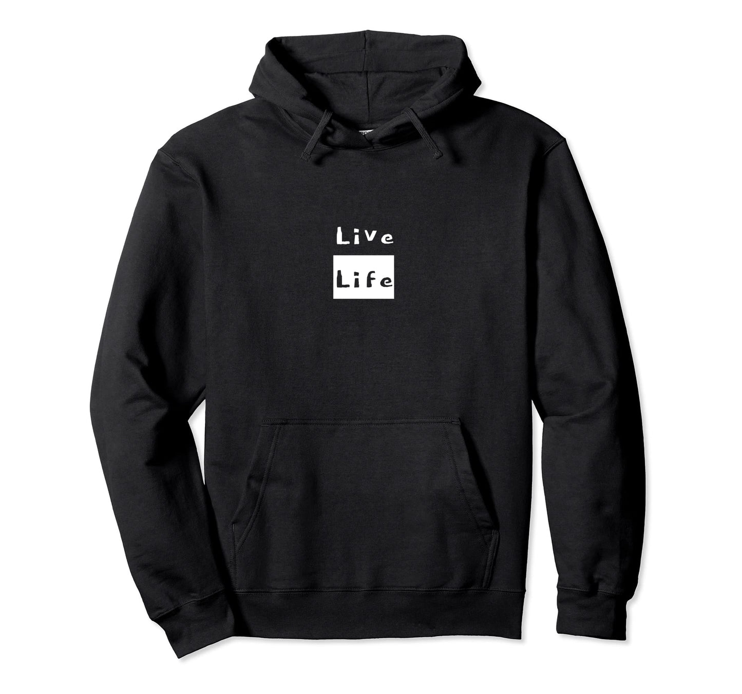 Live Life Optimistic View Hoodie - Casual Everyday Wear for Adults - T-Shirt, Sweatshirt, Hoodie