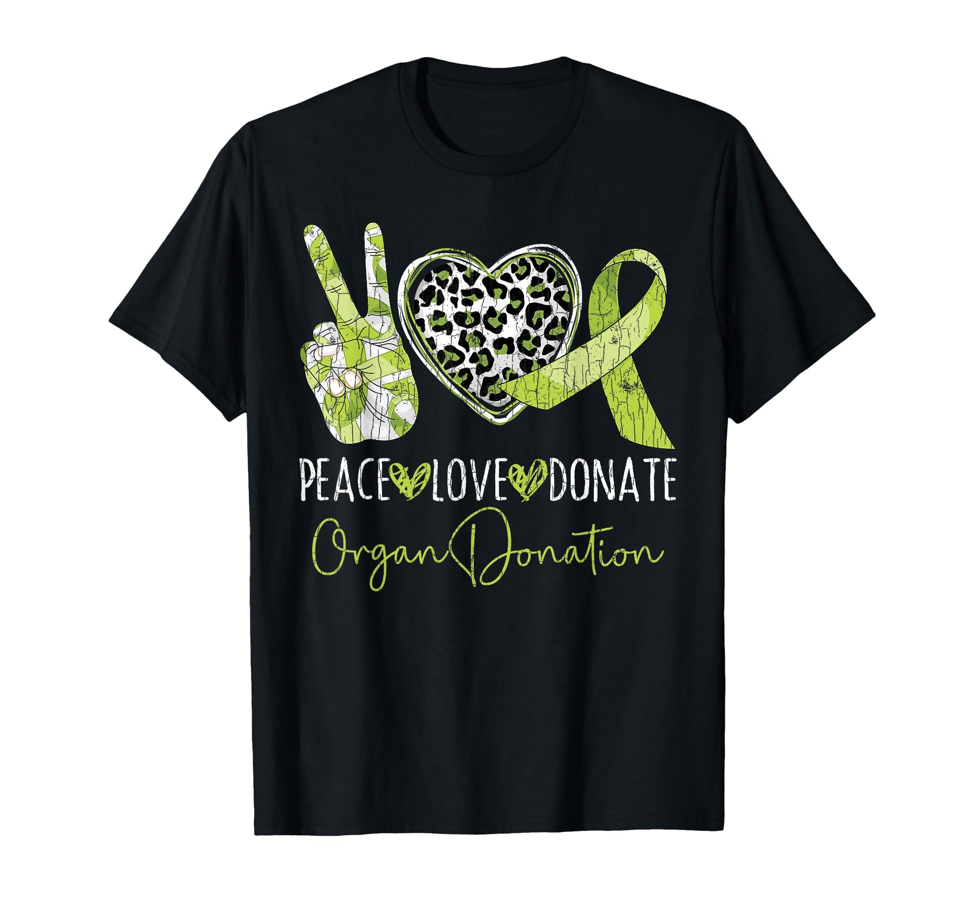 Peace Love Donate Funny Organ T-Shirt - Casual Everyday Wear for Adults - T-Shirt, Sweatshirt, Hoodie