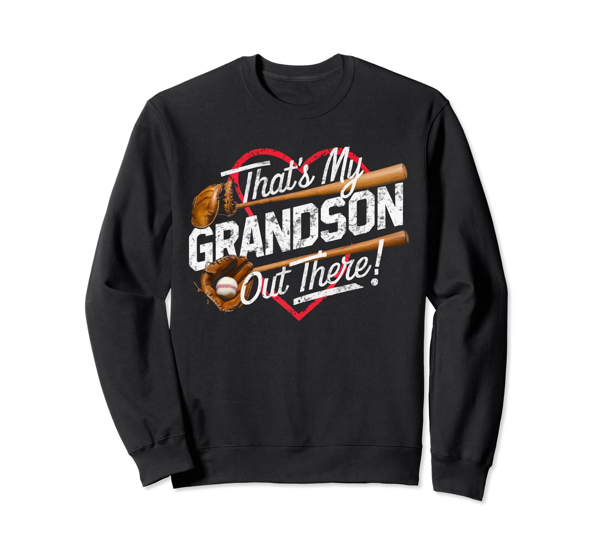 Baseball Grandma Grandmother Sweatshirt - Aesthetic Graphic for Adults - T-Shirt, Sweatshirt, Hoodie