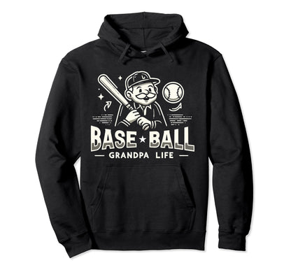 Baseball Grandpa Grandfather Gramps Hoodie - Novelty Apparel Men Women - T-Shirt, Sweatshirt, Hoodie