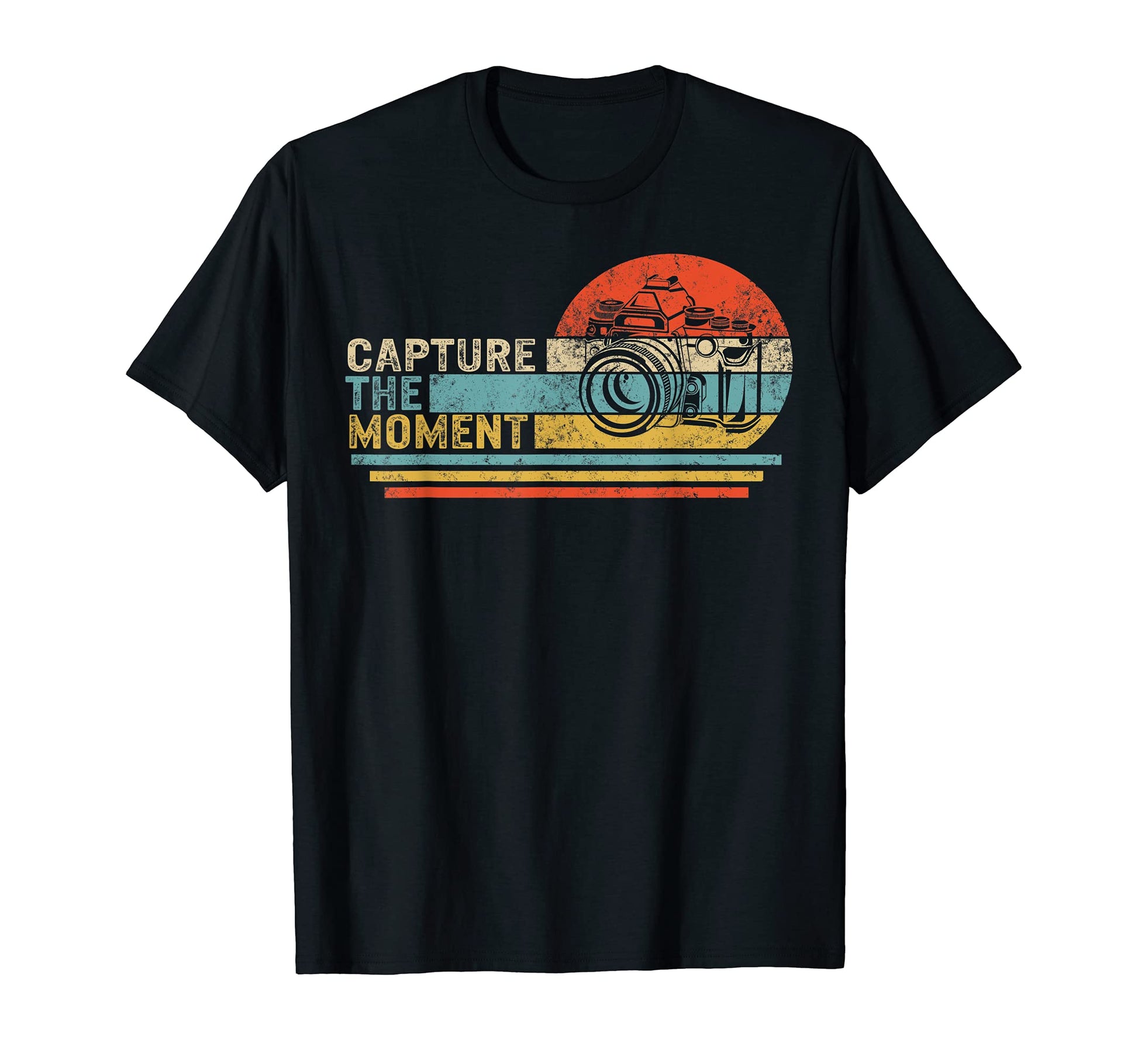 Capture Moments Camera Photographer T-Shirt - Aesthetic Graphic for Adults - T-Shirt, Sweatshirt, Hoodie