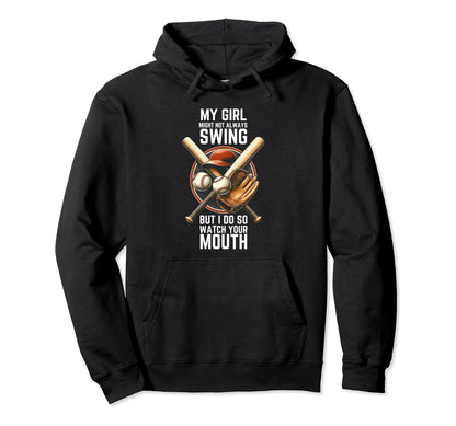 My May Not Always Swing But I Do So Hoodie - Fun Novelty Design Unisex - T-Shirt, Sweatshirt, Hoodie