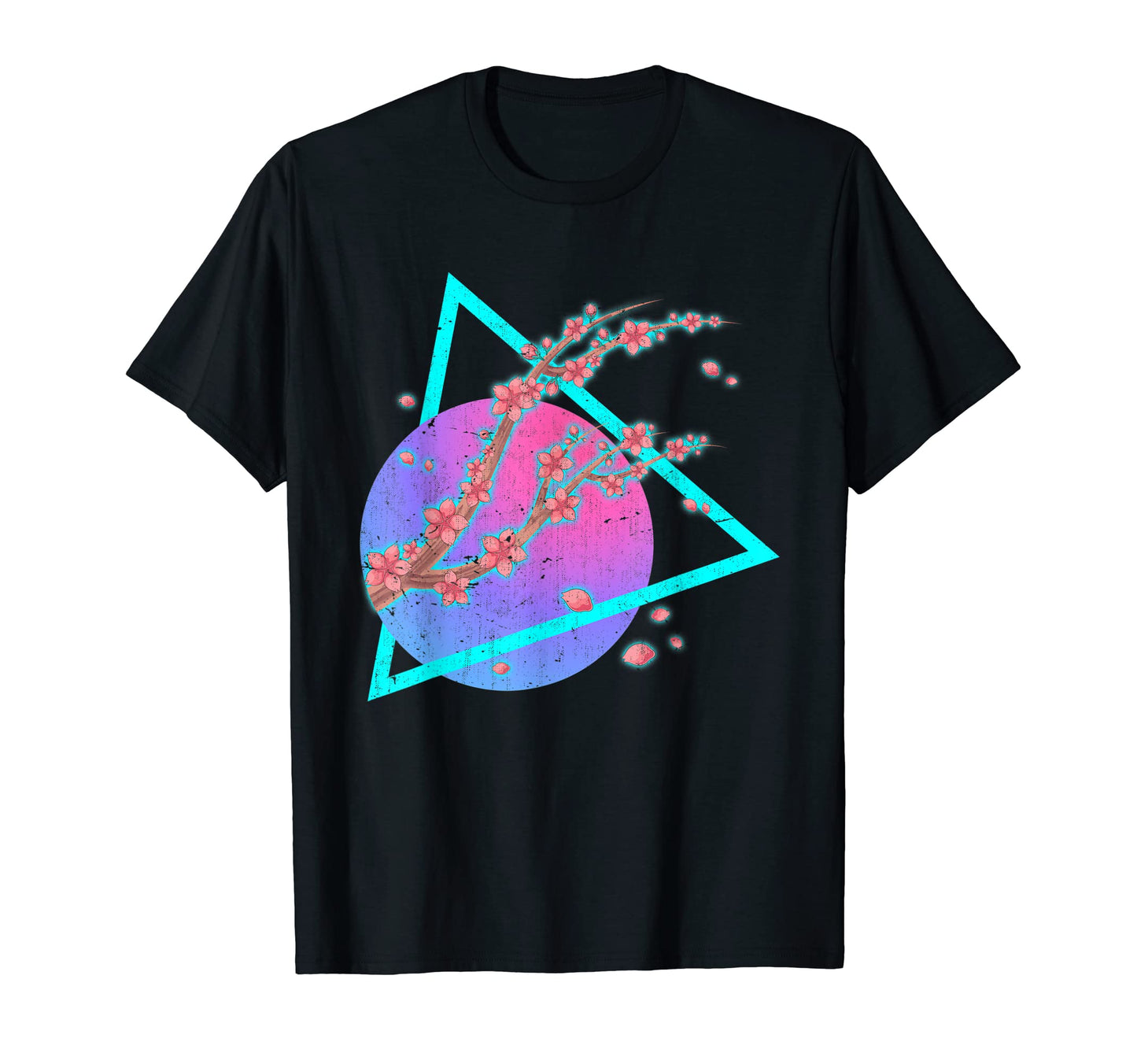 90S Art Aesthetic Flower Sakura T-Shirt - Minimalist Print for Adults - T-Shirt, Sweatshirt, Hoodie