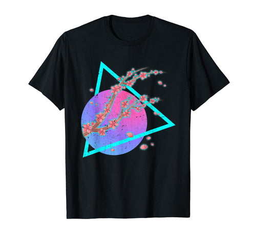90S Art Aesthetic Flower Sakura T-Shirt - Minimalist Print for Adults - T-Shirt, Sweatshirt, Hoodie