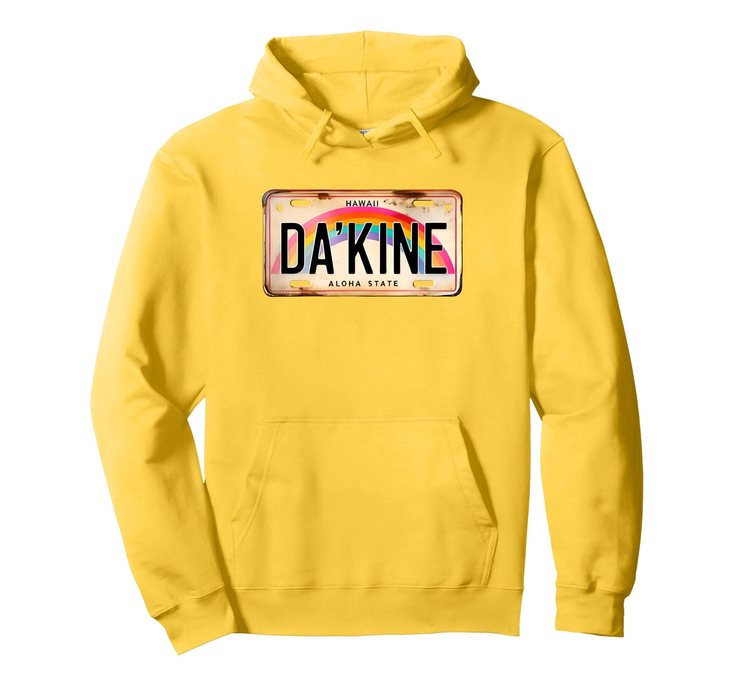Dakine Hawaiian Pidgin Hawaii License Hoodie - Trendy Graphic for Adults - T-Shirt, Sweatshirt, Hoodie