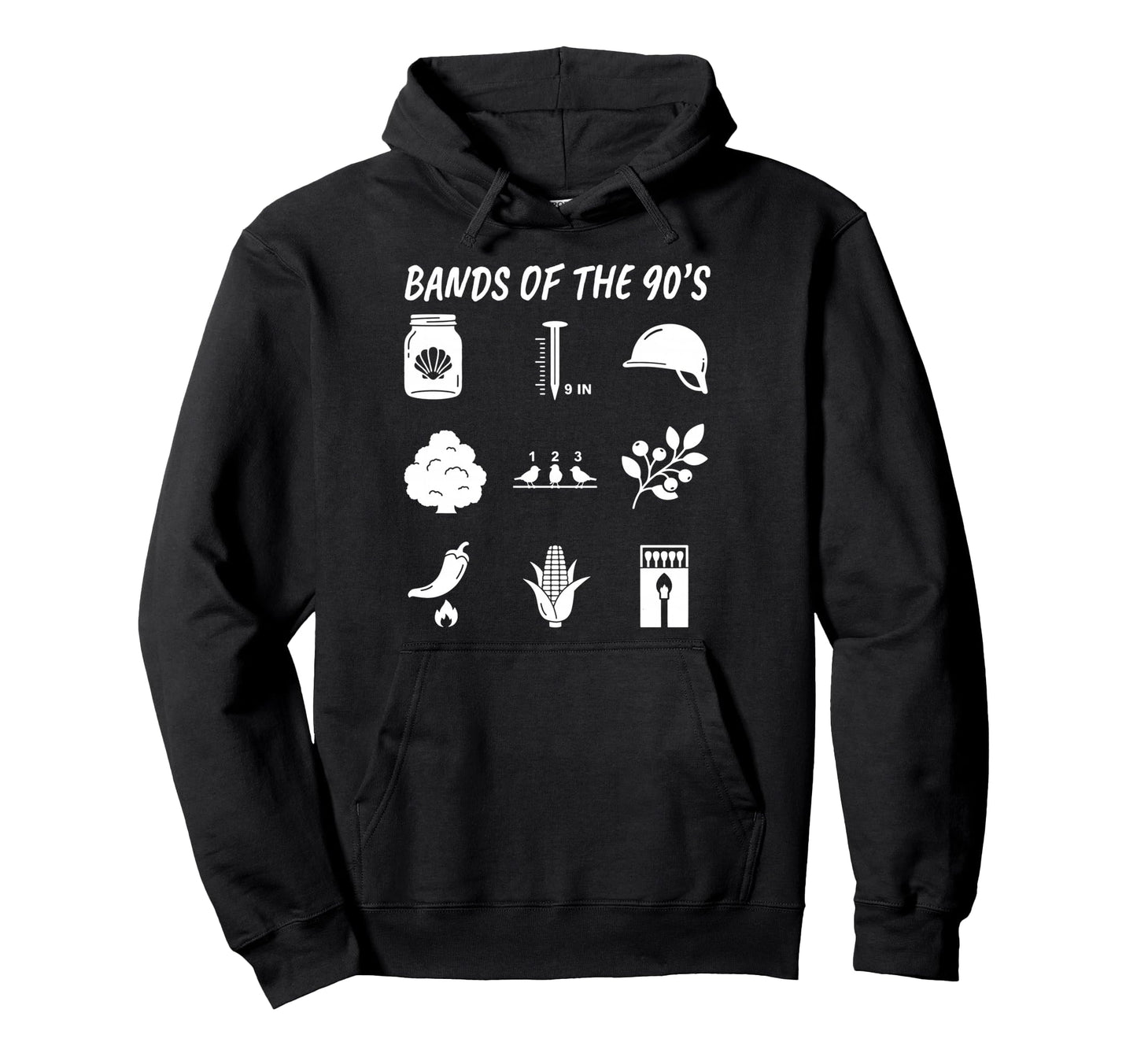 Bands 90S Rock Music Lover Heavy Metal Hoodie - Custom Art Print Men Women - T-Shirt, Sweatshirt, Hoodie