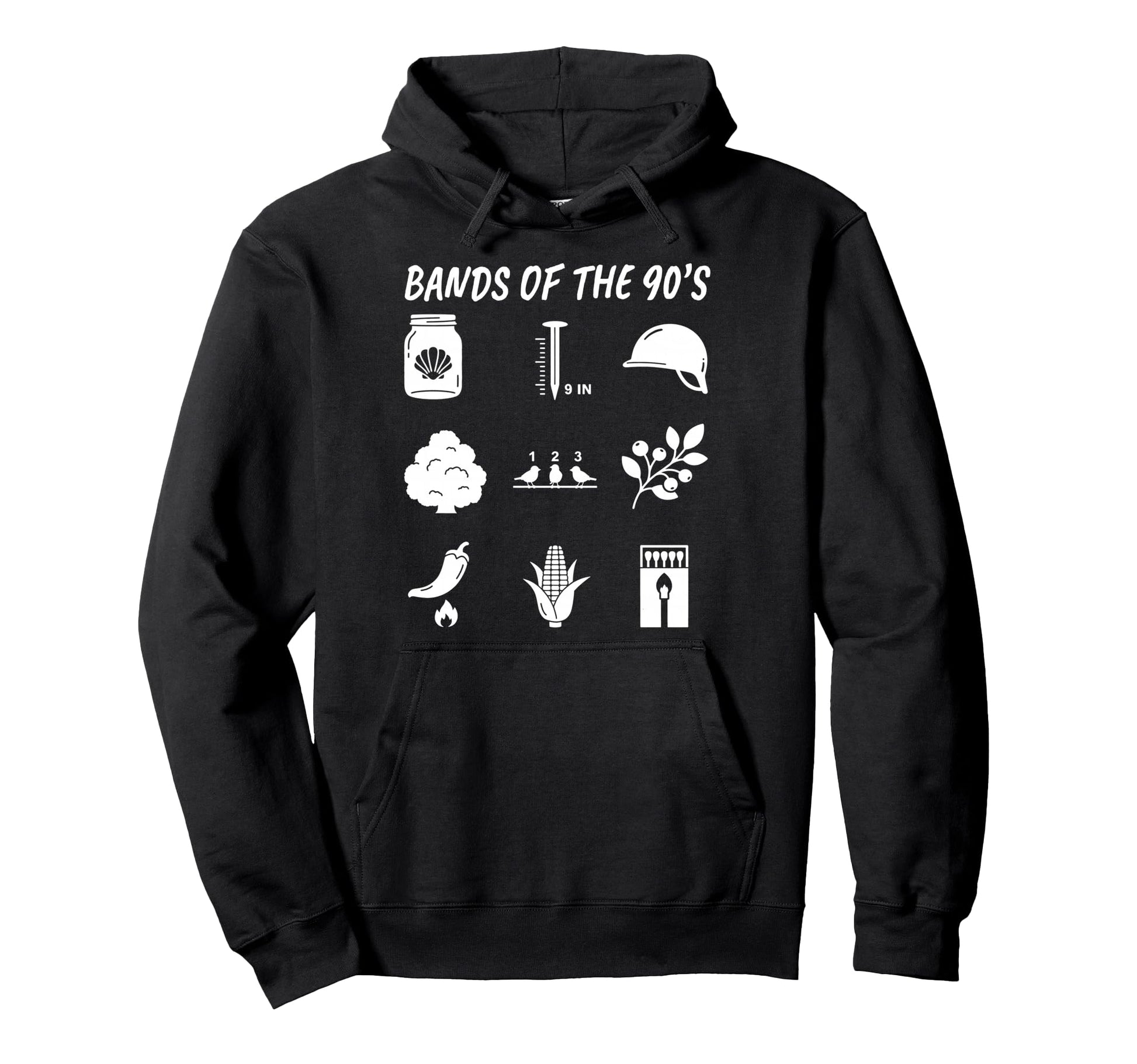Bands 90S Rock Music Lover Heavy Metal Hoodie - Custom Art Print Men Women - T-Shirt, Sweatshirt, Hoodie