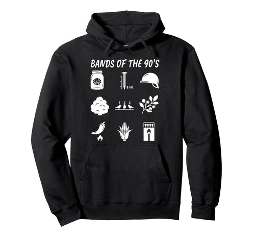 Bands 90S Rock Music Lover Heavy Metal Hoodie - Custom Art Print Men Women - T-Shirt, Sweatshirt, Hoodie