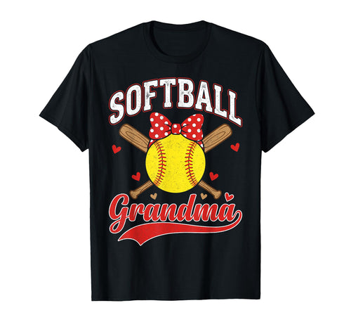 Softball Grandma Proud Baseball T-Shirt - Casual Everyday Wear for Adults - T-Shirt, Sweatshirt, Hoodie