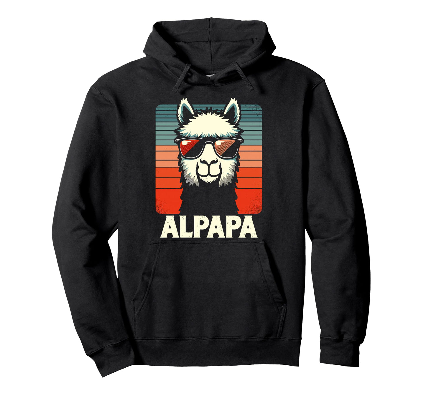 Bester Papa Alpapa Alpaca Fresh Hoodie - Casual Everyday Wear Men Women - T-Shirt, Sweatshirt, Hoodie