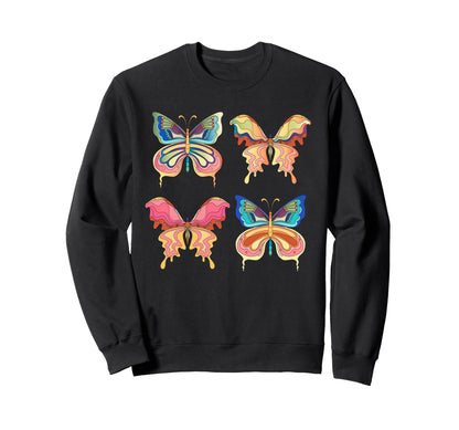 Butterfly Fairycore Trendy Teen Tween Sweatshirt - Graphic Print Unisex - T-Shirt, Sweatshirt, Hoodie