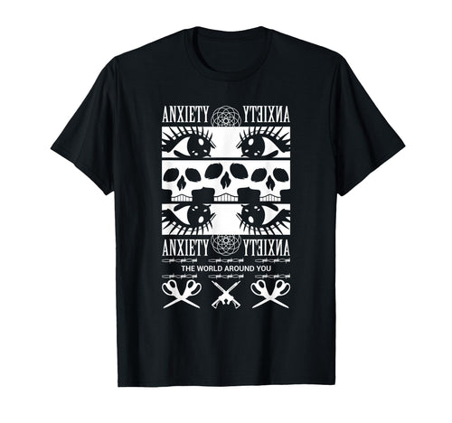 Anxiety Aesthetic Edgy Streetwear T-Shirt - Custom Art Print Men Women - T-Shirt, Sweatshirt, Hoodie