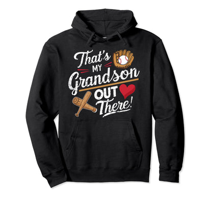 Baseball Grandma Grandmother Hoodie - Casual Everyday Wear Men Women - T-Shirt, Sweatshirt, Hoodie