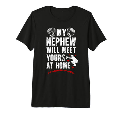 Home Baseball Catcher Aunt Baseball T-Shirt - Minimalist Print Unisex - T-Shirt, Sweatshirt, Hoodie