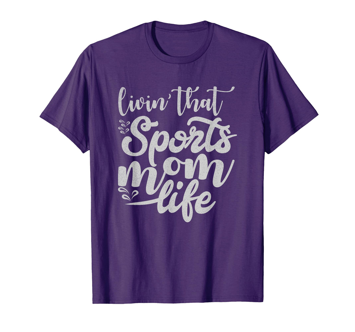 Living That Sports Mom Life T-Shirt - Custom Art Print Unisex - T-Shirt, Sweatshirt, Hoodie