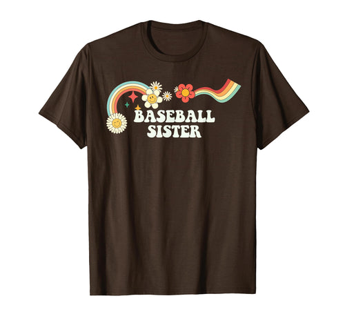 Groovy Script Funny Baseball Sister T-Shirt - Novelty Apparel Men Women - T-Shirt, Sweatshirt, Hoodie