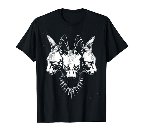 90S Grunge Sphynx Cat Crust Punk T-Shirt - Aesthetic Graphic Men Women - T-Shirt, Sweatshirt, Hoodie