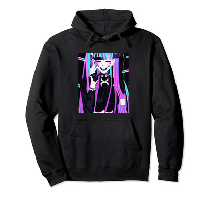 Goth Anime Vaporwave And Creepy Goth Hoodie - Minimalist Print Men Women - T-Shirt, Sweatshirt, Hoodie
