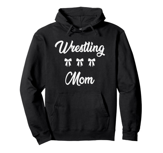 Wrestling Mom Wrestler Sports Moms Hoodie - Minimalist Print Men Women - T-Shirt, Sweatshirt, Hoodie