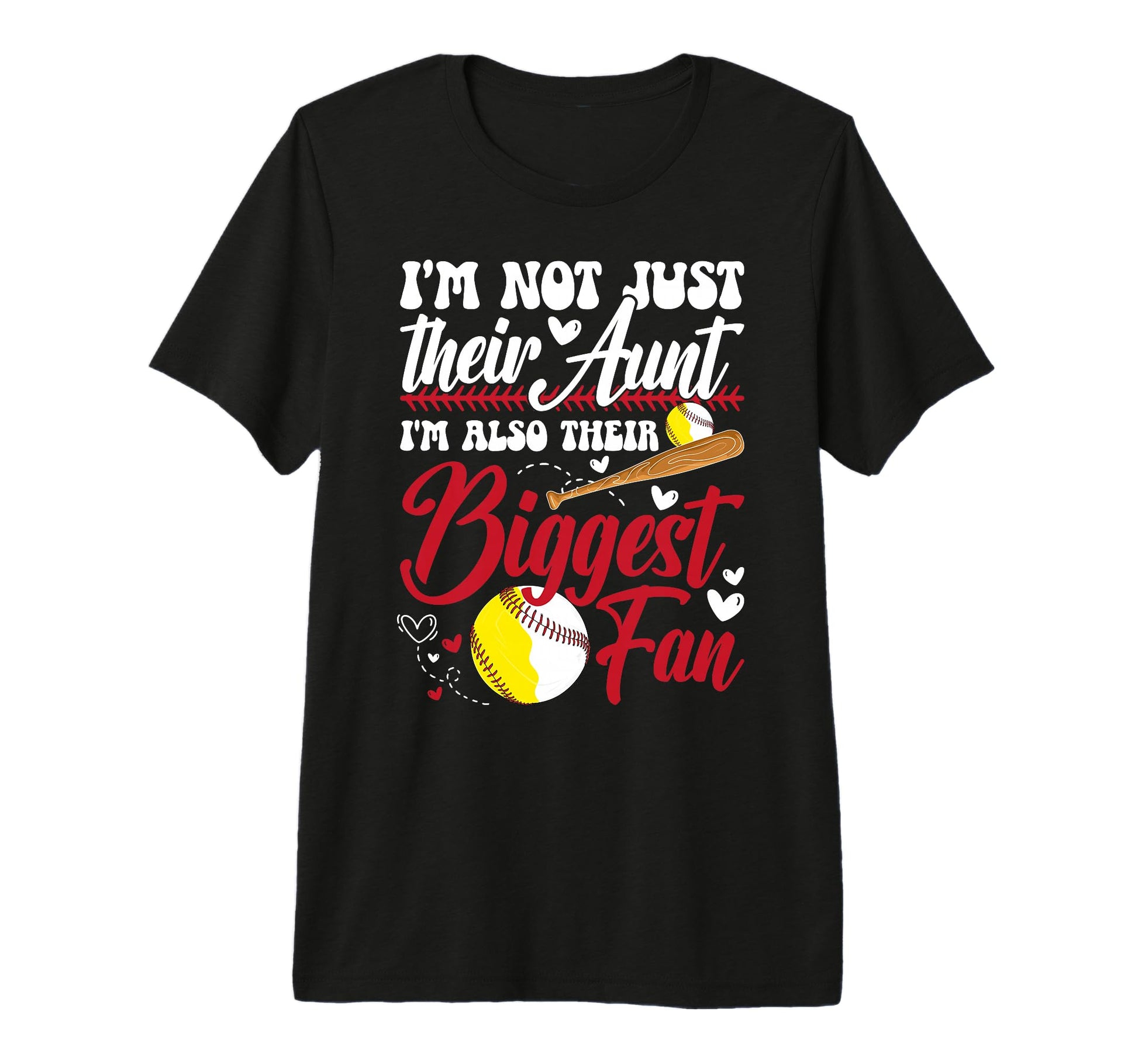Their Biggest Fan Softball Baseball T-Shirt - Aesthetic Graphic Unisex - T-Shirt, Sweatshirt, Hoodie