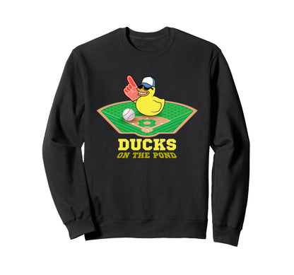 Ducks Pond Baseball Ducks Pond Baseball Sweatshirt - Trendy Graphic Unisex - T-Shirt, Sweatshirt, Hoodie
