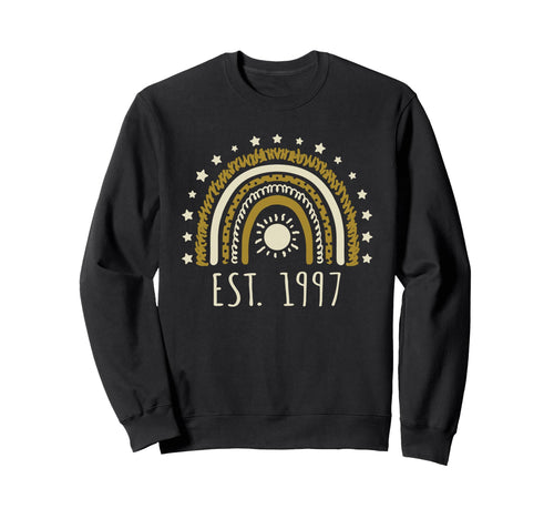 Est 1997 Rainbow Established 1997 Sweatshirt - Custom Art Print Men Women - T-Shirt, Sweatshirt, Hoodie