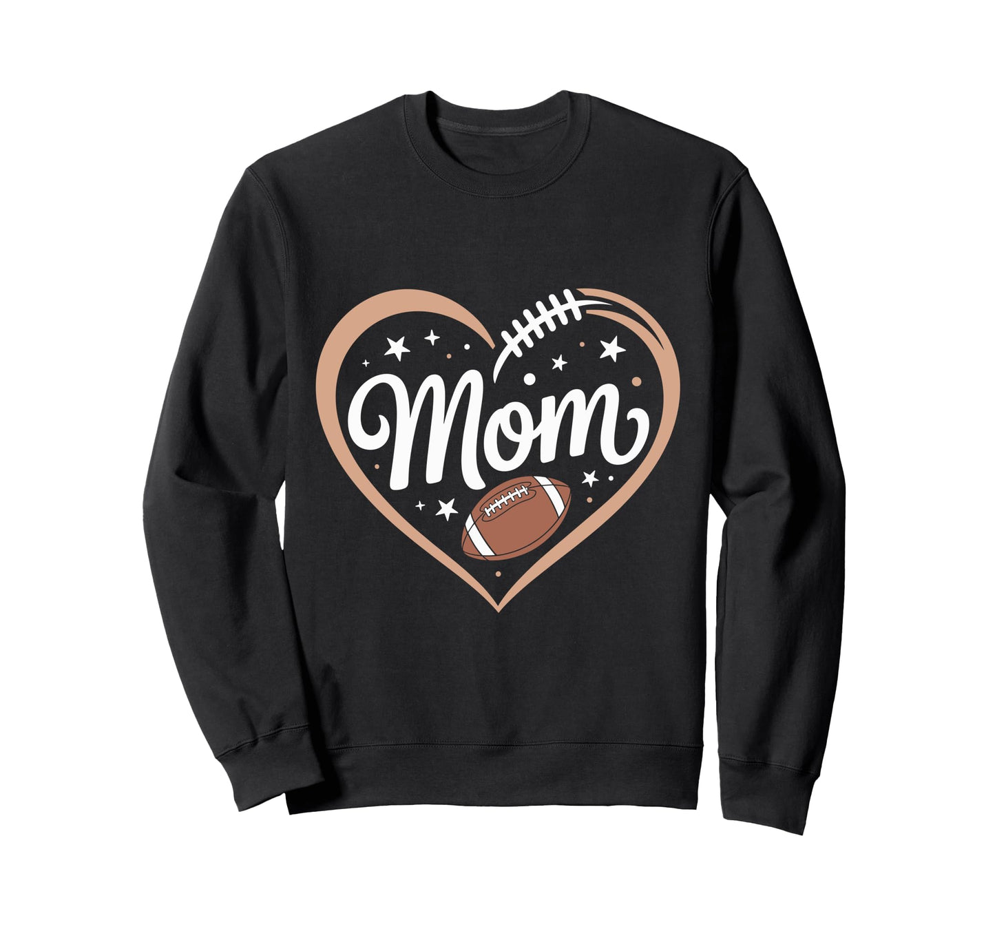Game Day Team Sports Heart Sweatshirt - Custom Art Print for Adults - T-Shirt, Sweatshirt, Hoodie