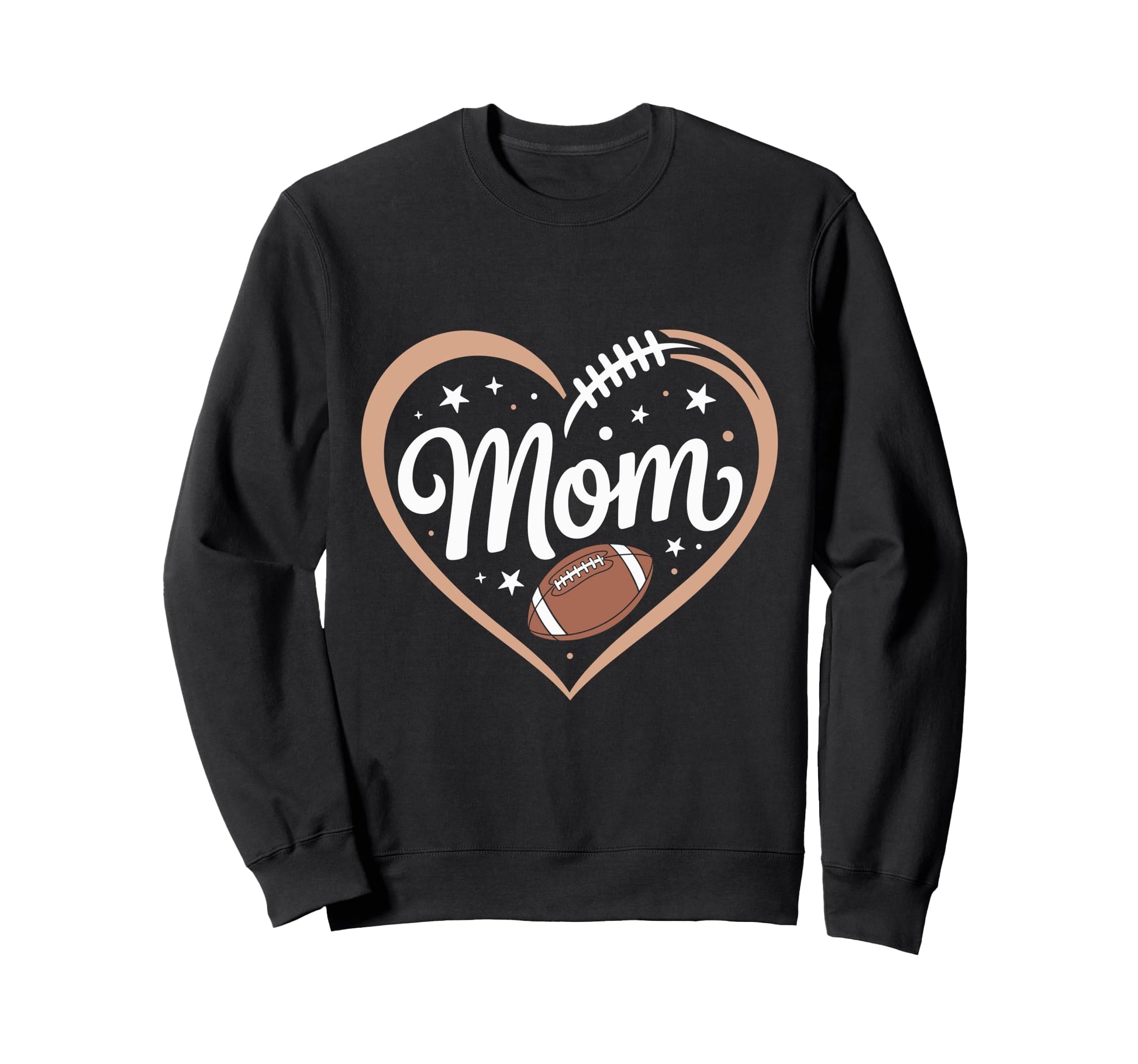 Game Day Team Sports Heart Sweatshirt - Custom Art Print for Adults - T-Shirt, Sweatshirt, Hoodie