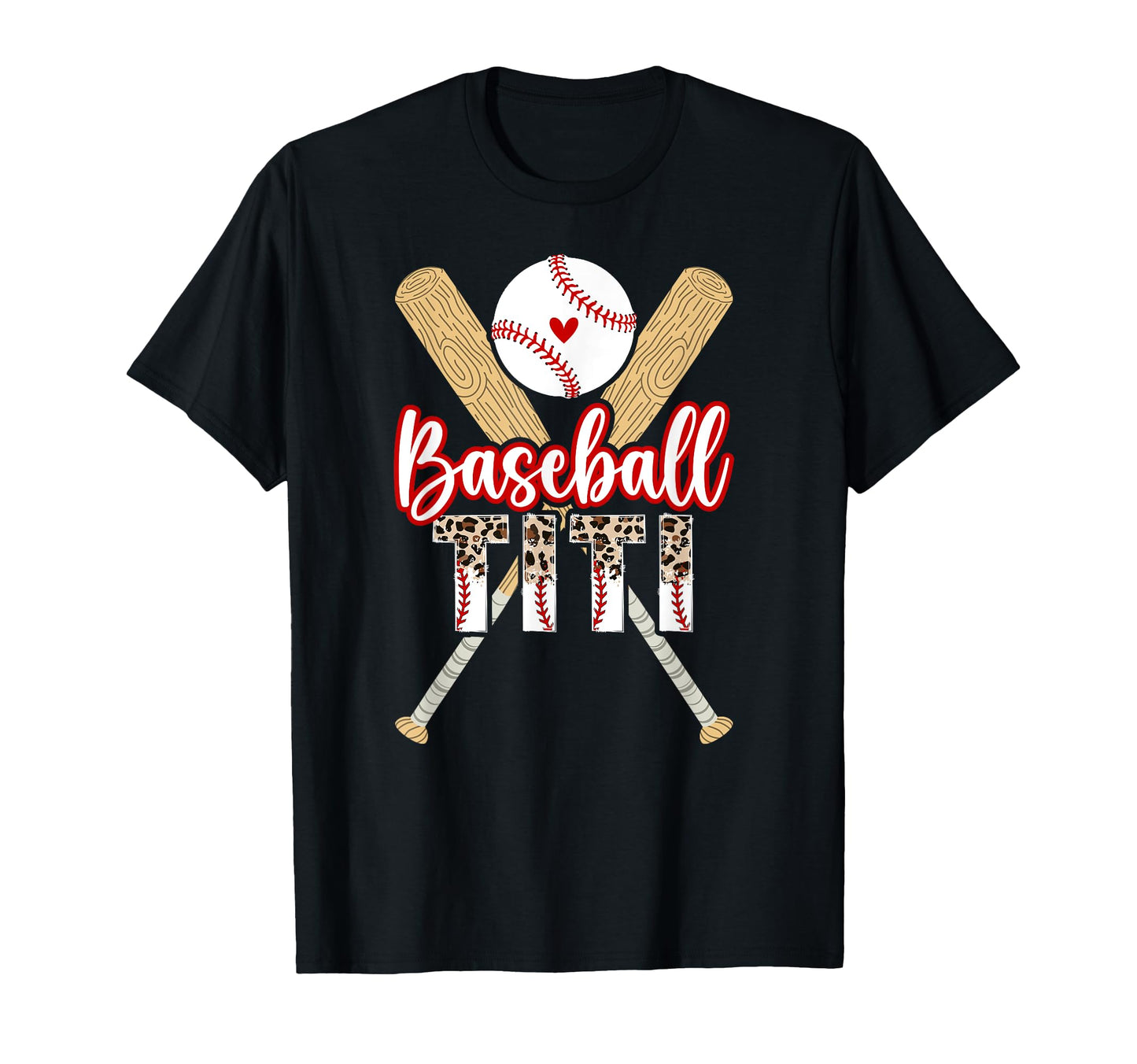 Baseball Titi Leopard Titi Baseball T-Shirt - Custom Art Print Men Women - T-Shirt, Sweatshirt, Hoodie