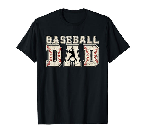 Baseball Dad Gift Sports Fan Or Proud T-Shirt - Custom Art Print Unisex - T-Shirt, Sweatshirt, Hoodie
