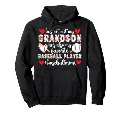 Proud Baseball Mimi Grandma Mimi Baseball Hoodie - Unique Graphic Unisex - T-Shirt, Sweatshirt, Hoodie