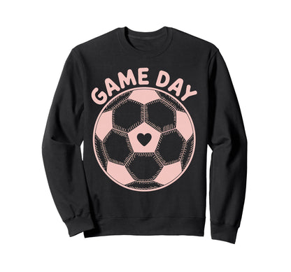 Womens Soccer Game Day Ladies Sweatshirt - Custom Art Print for Adults - T-Shirt, Sweatshirt, Hoodie