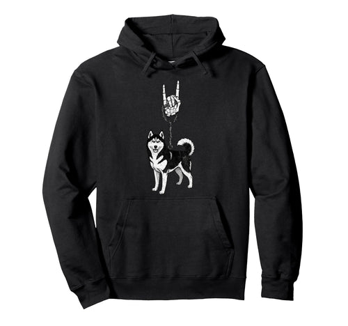 Siberian Husky Dog Mushing 90S Alt Metal Hoodie - Fun Novelty Design Unisex - T-Shirt, Sweatshirt, Hoodie