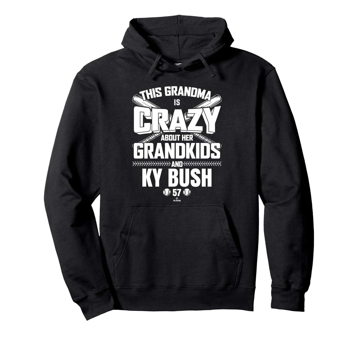Grandma Crazy Ky Bush Chicago Baseball Hoodie - Unique Graphic Men Women - T-Shirt, Sweatshirt, Hoodie