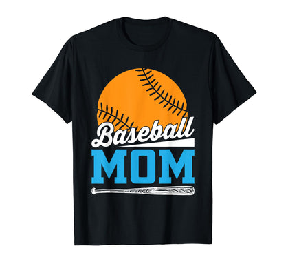 Baseball Mom Leopard Baseball Mama T-Shirt - Novelty Apparel for Adults - T-Shirt, Sweatshirt, Hoodie
