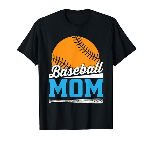 Baseball Mom Leopard Baseball Mama T-Shirt - Novelty Apparel for Adults - T-Shirt, Sweatshirt, Hoodie