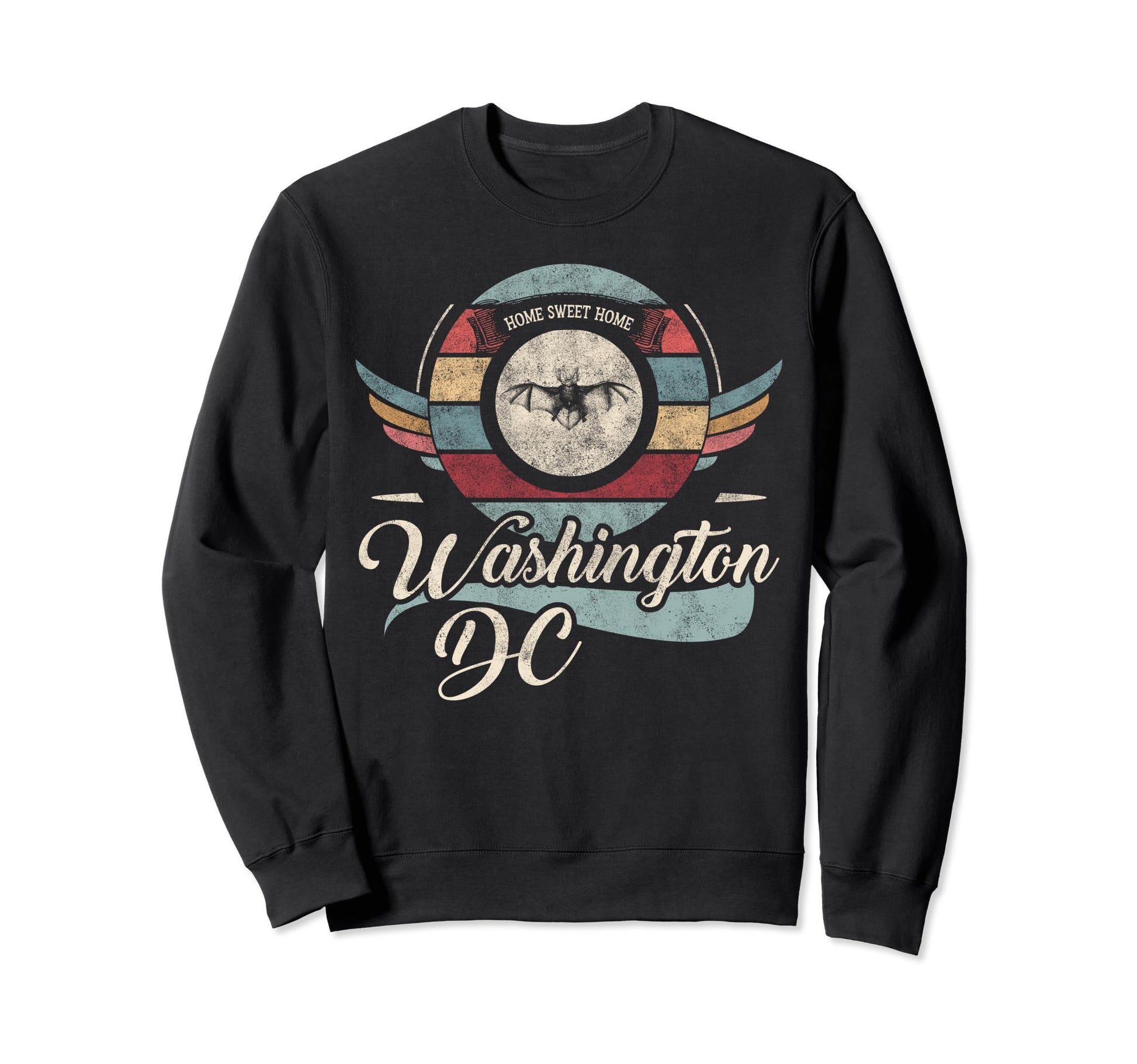 Washington Dc State Animal Bat Sweatshirt - Unique Graphic for Adults - T-Shirt, Sweatshirt, Hoodie