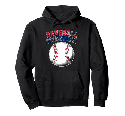 Baseball Grandma Hoodie - Streetwear Style for Adults - T-Shirt, Sweatshirt, Hoodie