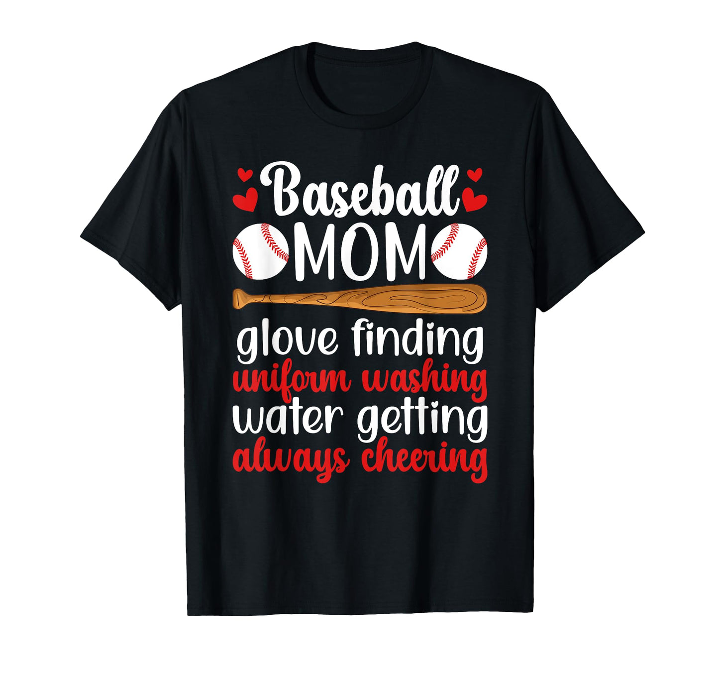 Baseball Mom Baseball Player Mother T-Shirt - Aesthetic Graphic Unisex - T-Shirt, Sweatshirt, Hoodie