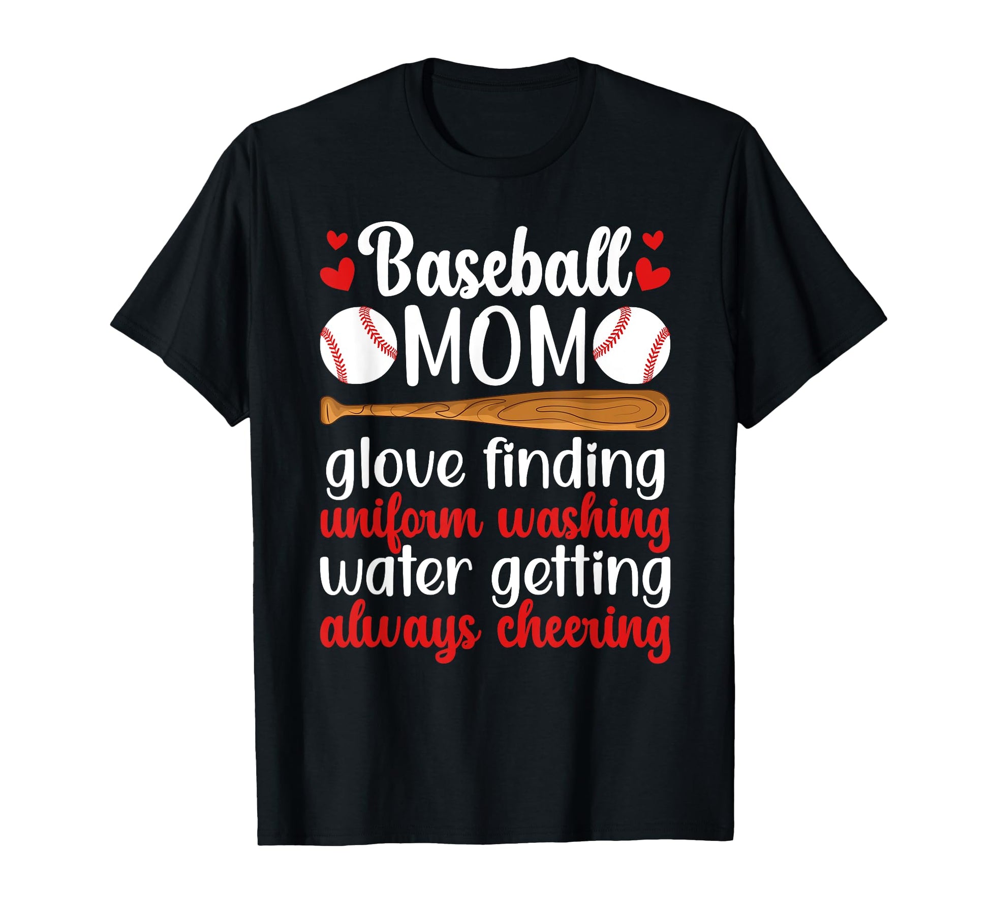 Baseball Mom Baseball Player Mother T-Shirt - Aesthetic Graphic Unisex - T-Shirt, Sweatshirt, Hoodie