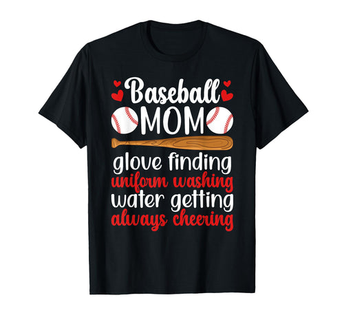 Baseball Mom Baseball Player Mother T-Shirt - Aesthetic Graphic Unisex - T-Shirt, Sweatshirt, Hoodie