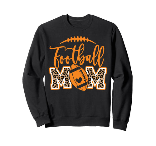 Game Day Leopard Black And Orange High Sweatshirt - Novelty Apparel Unisex - T-Shirt, Sweatshirt, Hoodie