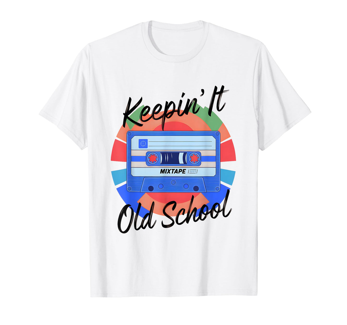 Old School Hip Hop 80S 90S Cassette T-Shirt - Minimalist Print for Adults - T-Shirt, Sweatshirt, Hoodie